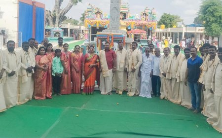 ಕಂದಾಯ ಇಲಾಖೆ ಸಿಬಂದಿ ಗಡಿದಂ ಬ್ರಹ್ಮ ರಥೋತ್ಸವ ದಲ್ಲಿ ಕಲ್ಲರ್ ಫುಲ್ ಮಿಂಚಿಂಗ್