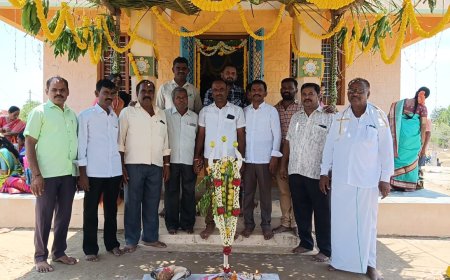 ಶ್ರೀ ಮಾರಿಯಮ್ಮ ದೇವಿ 18ನೇ ವರ್ಷದ ತಂಬಿಟ್ಟು ದಿಪೋತ್ಸವ ಜಾತ್ರೆಯಲ್ಲಿ ನೂರಾರು ಮಹಿಳೆಯರು ಭಾಗಿ