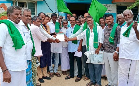 ರೈತರಿಗೆ ಬಿತ್ತನೆ ಬೀಜ, ರಾಸಾಗೊಬ್ಬರ ಸಕಾಲಕ್ಕೆ ವಿತರಣೆ ಮಾಡುವಂತೆ ಜಿಲ್ಲಾಧ್ಯಕ್ಷ ಗೋವಿಂದ ರೆಡ್ಡಿ ಒತ್ತಾಯ