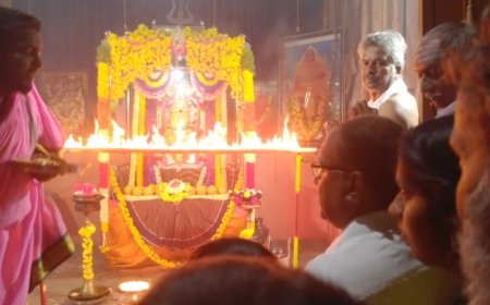 ಶ್ರೀ ಸ್ವರ್ಣ ಗೌರಮ್ಮ ದೇವಿ ದೇವಾಲಯದಲ್ಲಿ ಮಂಗಳವಾರ ಸಂಜೆ ಅಮಾವಾಸ್ಯೆ ಪ್ರಯುಕ್ತ ವಿಶೇಷ ಪೂಜೆ