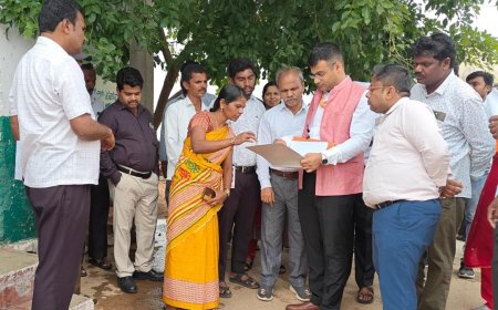 ಜಲಶಕ್ತಿ ಅಭಿಯಾನ ಯೋಜನೆ ಕಾಮಗಾರಿ ಪರಿಶೀಲಿಸಿದಕೇಂದ್ರ ಸಚಿವಾಲಯದ ಉಪಕಾ-ರ್ಯದರ್ಶಿ ಮಂಜೇಶ್ ಪೋವ್ರಲ್