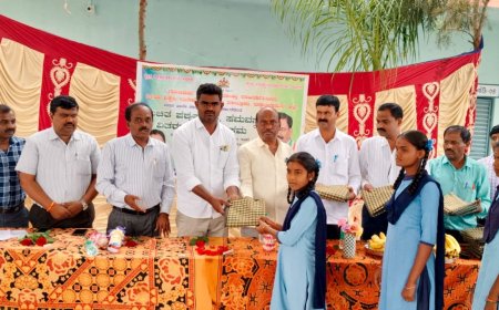 ಶೇ 100% ಫಲಿತಾಂಶ ಸಾಧನೆಗೆ ಶಿಕ್ಷಕರ ಪಾತ್ರ ಪ್ರಮುಖ-ಎಸ್.ಎಸ್.ರಮೇಶ್‌ಬಾಬು