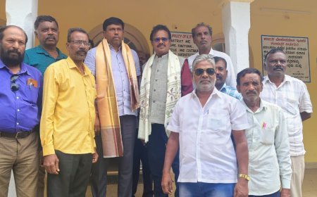 ಬಿಜಿಎಂಎಲ್ ಕಾಲೋನಿಗೆ ಭೇಟಿ ನೀಡಿದ  ಸಂಸದರು. ಎಂ. ಮಲ್ಲೇಶ್ ಬಾಬು