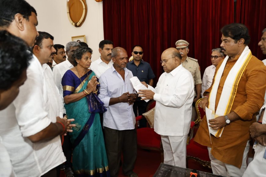 ಸುಹಾಸ್ ಹತ್ಯೆ ಸಂಬಂಧ ರಾಜ್ಯಪಾಲರನ್ನು ಭೇಟಿ ಮಾಡಿದ ಬಿಜೆಪಿ ನಿಯೋಗ ಎನ್‍ಐಎ ತನಿಖೆಗೆ ಆದೇಶ ಮಾಡಿಸಿ- ವಿಜಯೇಂದ್ರ