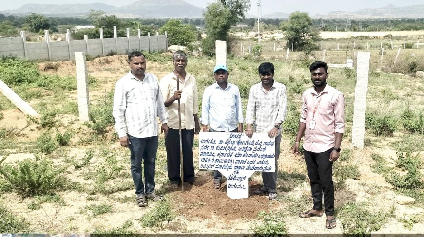 ಒತ್ತುವರಿ ತೆರವು ಕಾರ್ಯಾಚರಣೆ-ಸರ್ಕಾರಿ ಜಾಗವನ್ನು ವಶಕ್ಕೆ ಪಡೆದ ಕಂದಾಯ ಇಲಾಖೆ