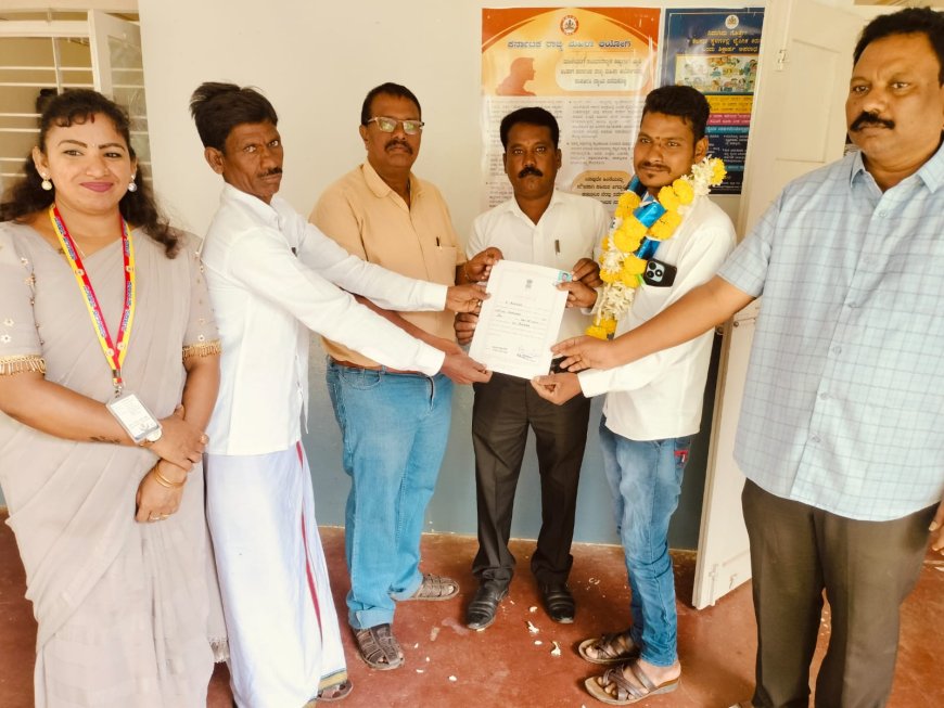 ಶಿವಕುಮಾರ್ ನಾಯ್ಕ ಸಿಂಗನಪುರ ಗ್ರಾ ಪಂ ಉಪಚುನಾವಣೆಯಲ್ಲಿ ಭರ್ಜರಿ ಗೆಲುವು