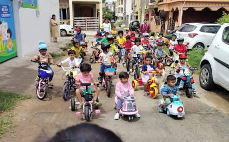 ನಗರದ ಆದರ್ಶ ನಗರದಲ್ಲಿರುವ ಲಿಟಲ್ ಮಿಲೇನಿಯಮ್ ಪ್ರೆಸ್ಕೂಲ್‌ ನಲ್ಲಿ ವಿಶ್ವ ಸೈಕಲ್ ದಿನಾಚರಣೆವನ್ನು ಉತ್ಸವದ ರೂಪದಲ್ಲಿ ಆಚರಿಸಲಾಯಿತು