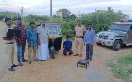 ಅಕ್ರಮವಾಗಿ ಪಡಿತರ ಅಕ್ಕಿ ಸಾಗಣೆ ಮಾಡುತ್ತಿದ್ದ ವ್ಯಕ್ತಿ ಬಂಧನ