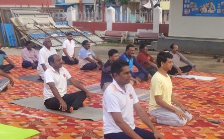 ಯೋಗ ಮಾಡುವುದರಿಂದ ಆರೋಗ್ಯ ವೃದ್ಧಿಯಾಗುತ್ತದೆ: ನ್ಯಾ. ಶಿವಕುಮಾರ್. ಬಿ ಅಭಿಮತ