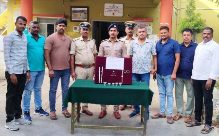 ರಾಬರ್ಟ್‌ಸನ್‌ಪೇಟೆ: ಮನೆ ಕನ್ನ ಕಳವು ಪ್ರಕರಣಗಳಲ್ಲಿ ಆರೋಪಿ ಬಂಧನ, ಮಾಲು ವಶ