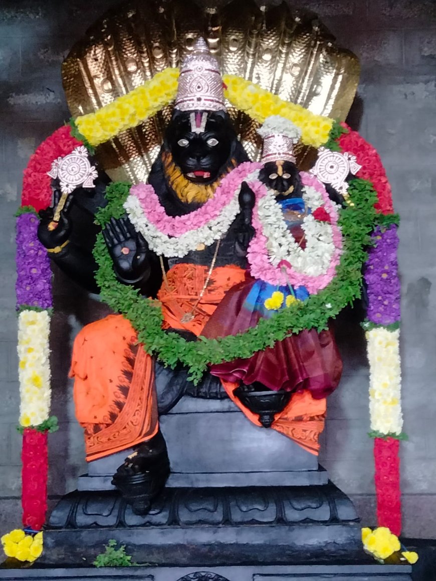 ಕೆಜಿಎಫ್ ಲಕ್ಷ್ಮೀ ನರಸಿಂಹ ಸ್ವಾಮಿ ದೇವಸ್ಥಾನದಲ್ಲಿ ವೈಭವದ ಸ್ವಾತಿ ನಕ್ಷತ್ರ ಪೂಜೆ