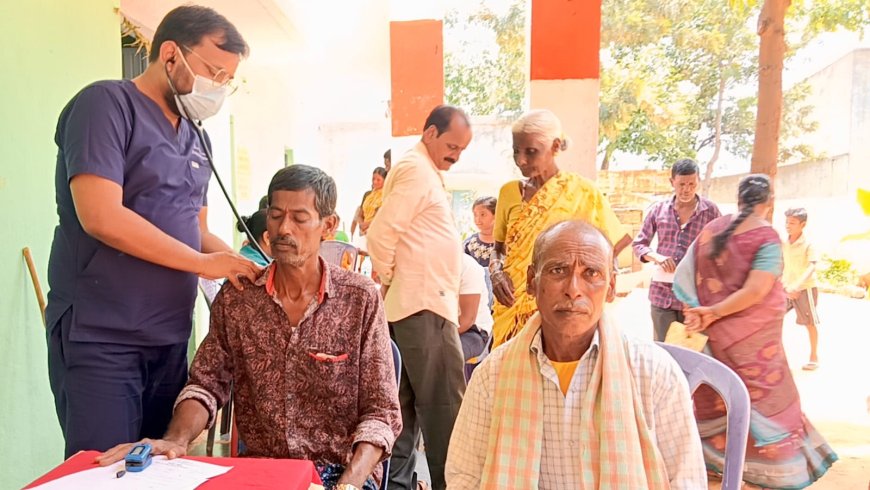 ಬಡವರ ಪಾಲಿಗೆ ಉಚಿತ ಅರೋಗ್ಯ ತಪಾಸಣೆ ಶಿಬಿರಗಳು ಸಹಾಯಕರಿ-ಗ್ರಾಮ ಪಂಚಾಯಿತಿ ಸದಸ್ಯ ಪಿ.ಎಸ್.ಸುರೇಶ್