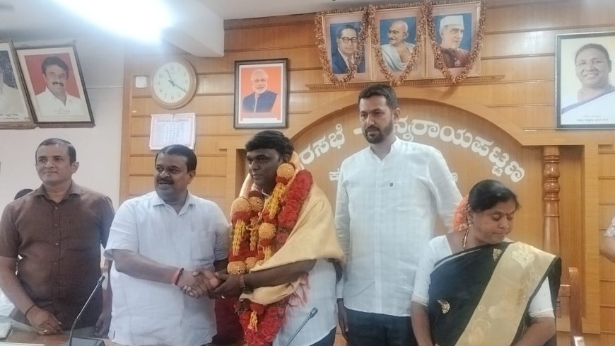 ಪುರಸಭೆ ಸ್ಥಾಯಿ ಸಮಿತಿಯ ಅಧ್ಯಕ್ಷರಾಗಿ ಎಸ್.ಎ.ಗಣೇಶ್ ಅವಿರೋಧ ಆಯ್ಕೆ