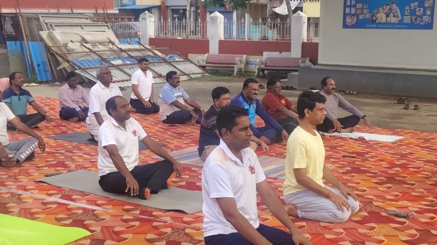 ಯೋಗ ಮಾಡುವುದರಿಂದ ಆರೋಗ್ಯ ವೃದ್ಧಿಯಾಗುತ್ತದೆ: ನ್ಯಾ. ಶಿವಕುಮಾರ್. ಬಿ ಅಭಿಮತ