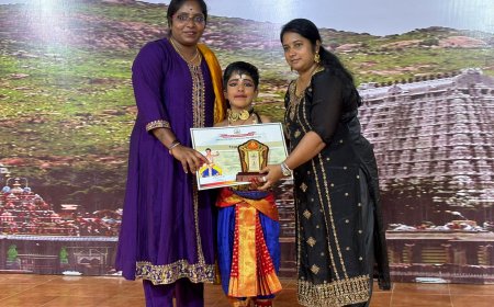 ಭರತನಾಟ್ಯ ನೃತ್ಯ ಕ್ಷೇತ್ರದಲ್ಲಿ "ನೃತ್ಯ ಜ್ವಾಲೆ" ರಾಷ್ಟ್ರೀಯ ಪ್ರಶಸ್ತಿಗೆ ಭಾಜನನಾದ ಲಕ್ಕೂರಿನ ತಾನೀಶ್.ಎನ್