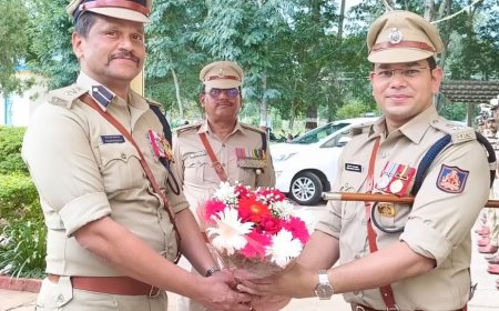 ನೂತನ ಎಸ್ಪಿ ಶಿವಾಂಶು ರಜಪೂತ್ ಅಧಿಕಾರ ಸ್ವೀಕಾರ