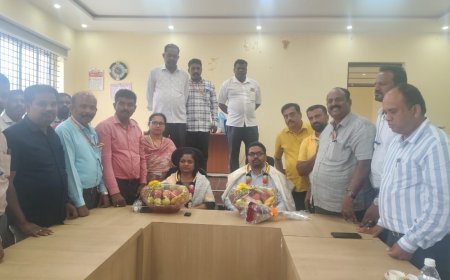 ನೂತನ ತಹಶೀಲ್ದಾರ್ ಭರತ್. ಎಚ್. ಜಿ. ಅಧಿಕಾರ ಸ್ವೀಕಾರ