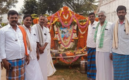 ತೆಳ್ಳನೂರು ಗ್ರಾಮದಲ್ಲಿ ಶನೇಶ್ವರನ  ಉತ್ಸವ ಬಹಳ ವಿಗ್ರಹಣೆಯಿಂದ ಜರುಗಿತು