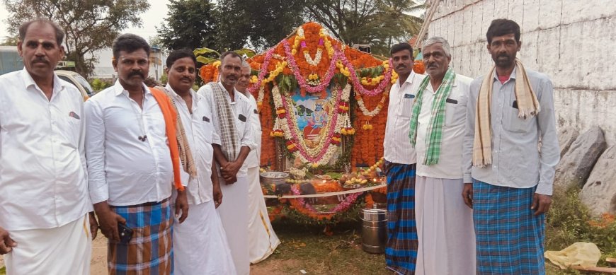 ತೆಳ್ಳನೂರು ಗ್ರಾಮದಲ್ಲಿ ಶನೇಶ್ವರನ  ಉತ್ಸವ ಬಹಳ ವಿಗ್ರಹಣೆಯಿಂದ ಜರುಗಿತು