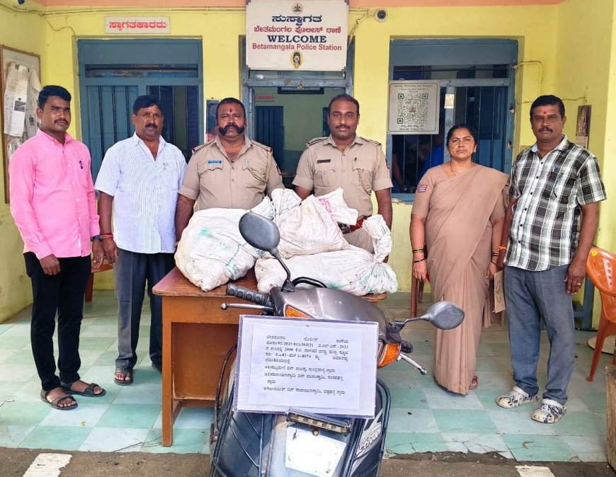 ದಾಳಿಂಬೆ ಹಣ್ಣುಗಳ ಕಳ್ಳತನ ಮೂವರು ಆರೋಪಿಗಳು ಸೆರೆ, ಮಾಲು ವಶ