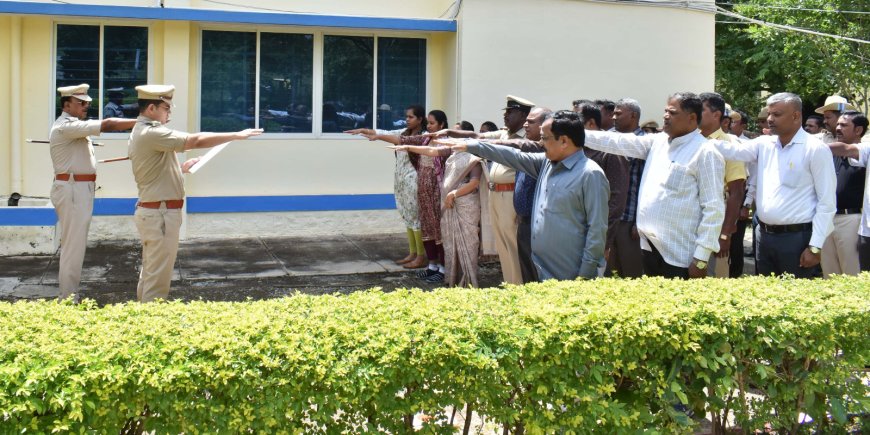 ಜಿಲ್ಲಾ ಪೊಲೀಸ್ ಕಛೇರಿಯಲ್ಲಿ ಸದ್ಬಾವನಾ ದಿನಾಚರಣೆ