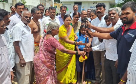 ಕೆ ಜಿ ಎಫ್ ನಲ್ಲಿ ವಿವಿಧ ಕಾಮಗಾರಿಗಳಿಗೆ ಭೂಮಿ ಪೂಜೆ ನೆರವೇರಿಸಿದ ಶಾಸಕಿ ರೂಪಕಲಾ ಶಶಿಧರ್