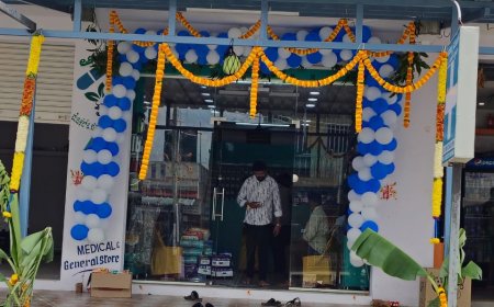 ನೂತನ ಮೆಡಿಕಲ್ ಮತ್ತು ಜನರಲ್ ಸ್ಟೋರ್ ಉದ್ಘಾಟನೆ  