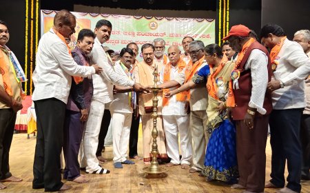 ಜಿಲ್ಲಾಡಳಿತದಿಂದ ಪರಿಸರ ಸೇವೆ ಮತ್ತು ವಿಶ್ವಕರ್ಮ ಸಮಾಜ ಸಂಘಟನೆ ಸೇವೆಗೆ ಚನ್ನಪ್ಪ ಕೆ ಹೊಸಹಳ್ಳಿ ಅವರಿಗೆ ಅಭಿನಂದನಾ ಪತ್ರ