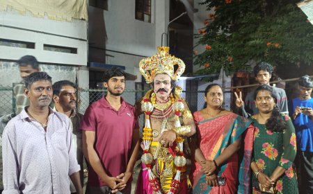 ನವರಾತ್ರಿ ಉತ್ಸವದಲ್ಲಿ ಕುರುಕ್ಷೇತ್ರ ಪೌರಾಣಿಕ ನಾಟಕ