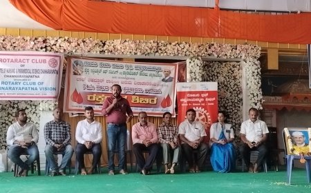 ರಕ್ತದಾನಿಗಳಿಗಿಂತ ಶ್ರೇಷ್ಠ ದಾನಿಗಳು ಮತ್ತೊಬ್ಬರಿಲ್ಲ: ಎಚ್ ಜಿ ಭರತ್ ಕುಮಾರ್
