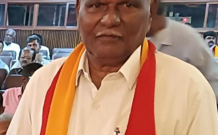 ಗಡಿನಾಡು ಕನ್ನಡ ಹೋರಾಟ ರತ್ನ ರಾಜ್ಯೋತ್ಸವ ಪ್ರಶಸ್ತಿಗೆ ಗಡಿನಾಡು ಕನ್ನಡ ಚಳುವಳಿ ಹೋರಾಟಗಾರ ಬಾ.ಹಾ. ಶೇಖರಪ್ಪ ಆಯ್ಕೆ