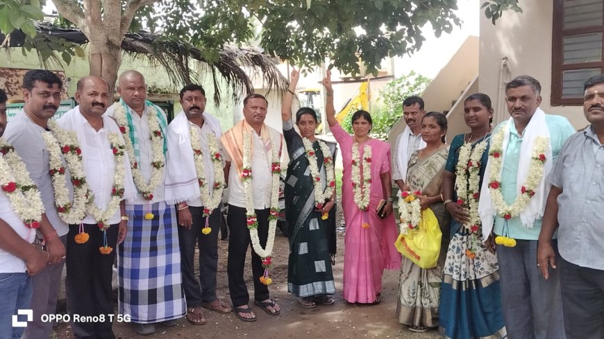 ಐಕನಹಳ್ಳಿ ಗ್ರಾಮ ಪಂಚಾಯತಿಯ ಉಪಾಧ್ಯಕ್ಷರಾಗಿ ಶ್ರೀಮತಿ ಕವಿತಾರವಿ ಅವಿರೋಧವಾಗಿ ಆಯ್ಕೆಗೊಂಡರು