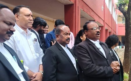 ಕೆಜಿಎಫ್ ವಕೀಲರ ಸಂಘದ ಅಧ್ಯಕ್ಷ ಸ್ಥಾನಕ್ಕೆ ಗುರು ಸಾಲು ಶ್ರೀನಿವಾಸಲು ನಾಮಪತ್ರ ಸಲ್ಲಿಕೆ