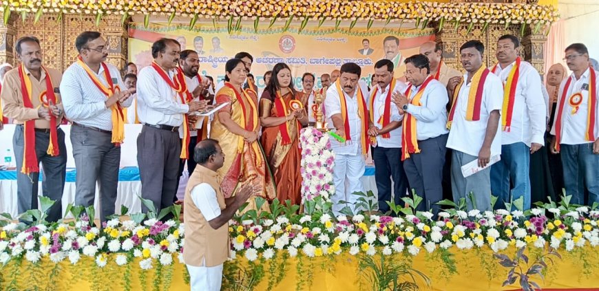 ಕನ್ನಡ ಭಾಷೆ ಬೆಳಸಿ ಉಳಿಸಿ ನಮ್ಮ ಭಾಷೆ ನಮ್ಮ ತಾಯಿಗೆ ಸಮಾನ-ಶಾಸಕ ಎಸ್.ಏನ್.ಸುಬ್ಬಾರೆಡ್ಡಿ