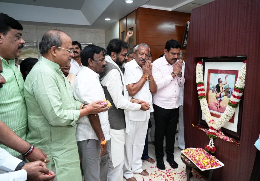 ಬಿಜೆಪಿ ರಾಜ್ಯ ಕಚೇರಿಯಲ್ಲಿ ಕನಕದಾಸರ ಜಯಂತಿ