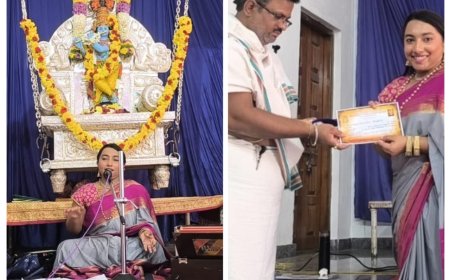 ಶ್ರೀಕ್ಷೇತ್ರ ಮಂತ್ರಾಲಯದಲ್ಲಿ "ಸಂಗೀತ" ಗಾನ ಸೇವೆ