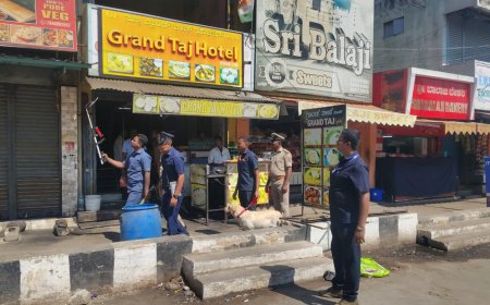 ಕೆಜಿಎಫ್ ಜಿಲ್ಲಾ ಪೊಲೀಸ್ ವತಿಯಿಂದ ಬಾಂಬ್ ನಿಷ್ಕ್ರಿಯ ದಳದಿಂದ ತಪಾಸಣೆ