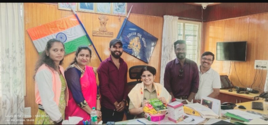 ನೂತನವಾಗಿ  ಎಸ್. ಪಿ. ಶುಭಾನ್ವಿತರವರಿಗೆ ಸ್ವಾಗತ: ಹೆಚ್. ಎಸ್. ಪ್ರತಿಮಾ ಹಾಸನ್