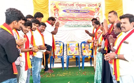 ರೈಲ್ವೆ ಮಾರ್ಗಕ್ಕಾಗಿ ಕರವೇ ವತಿಯಿಂದ ಉಪವಾಸ ಸತ್ಯಾಗ್ರಹ-ಕೇಂದ್ರ ಸರ್ಕಾರಕ್ಕೆ ಹೋರಾಟದ ಎಚ್ಚರಿಕೆ