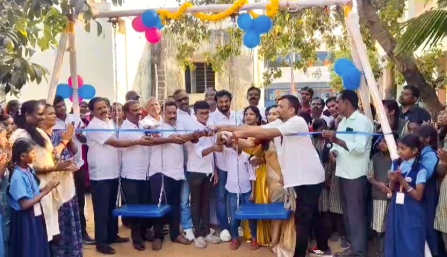 ಪುತ್ರ ಚೇತನ್ ನಾಯ್ಡು ಜ್ಞಾಪಕರ್ತವಾಗಿ ಉದ್ಯಾನವನ ಸ್ಥಾಪಿಸಿದ-ಮುಖಂಡ ನರಸಿಂಹ ನಾಯ್ಡು