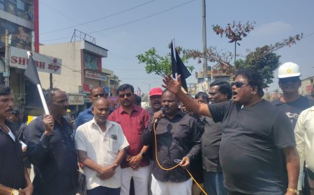 ಕೆಜಿಎಫ್ ಕಮಿಟಿ ವತಿಯಿಂದ ಕಪ್ಪು ಪಟ್ಟಿ ಧರಿಸಿ ಕರಾಳ ದಿನಾಚರಣೆ ಆಚರಣೆ