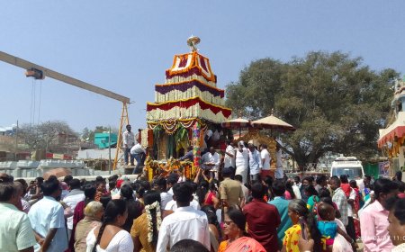 ಶ್ರೀ ಪ್ರಸನ್ನ ಲಕ್ಷ್ಮಿ ವೆಂಕಟರಮಣ ಸ್ವಾಮಿ ಬ್ರಹ್ಮರಥೋತ್ಸವ ಅದ್ದೂರಿಯಾಗಿ ನಡೆಯಿತು