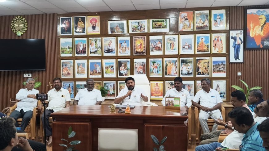 ಶಾಸಕ ಕೆ.ಎಂ.ಶಿ ಜಾತಿ ಜಾತಿಗಳ ನಡುವೆ ವಿಷ ಬೀಜ ಬಿತ್ತುತ್ತಿದ್ದಾರೆ : ಎನ್. ಆರ್. ಸಂತೋಷ್