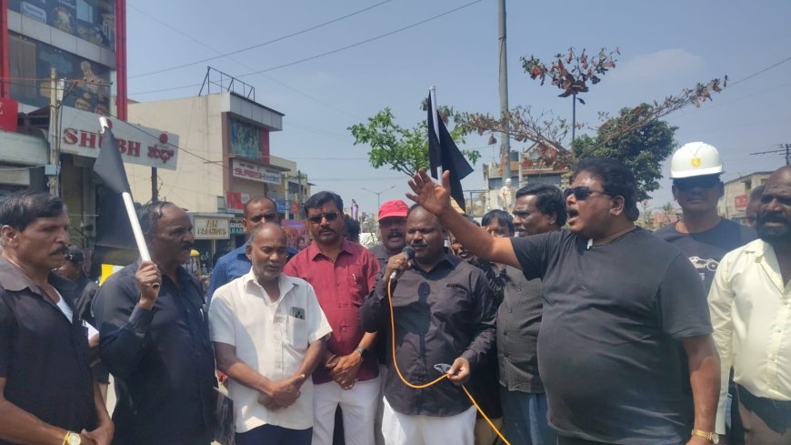 ಕೆಜಿಎಫ್ ಕಮಿಟಿ ವತಿಯಿಂದ ಕಪ್ಪು ಪಟ್ಟಿ ಧರಿಸಿ ಕರಾಳ ದಿನಾಚರಣೆ ಆಚರಣೆ