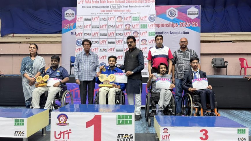 ಪ್ಯಾರಾ ಟೇಬಲ್ ಟೆನಿಸ್‌ನಲ್ಲಿ ಜಗನ್ನಾಥ್‌ ಅವರ ಅದ್ಭುತ ಸಾಧನೆ