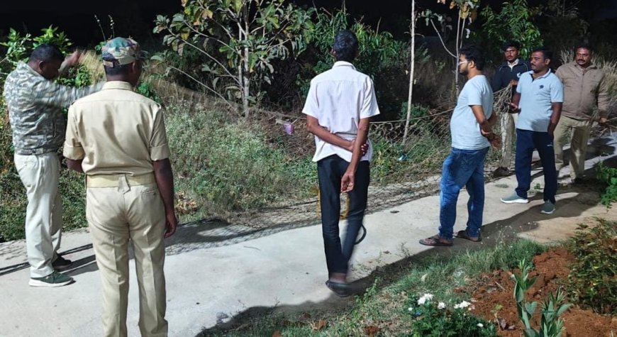 ಚಿರತೆ ಪ್ರತ್ಯಕ್ಷ ಸ್ಥಳೀಯರ ಮೊಬೈಲ್ ನಲ್ಲಿ ಸೆರೆ-ಆತಂಕಕ್ಕೆ ಒಳಗಾದ ಸ್ಥಳೀಯ ನಿವಾಸಿಗರು