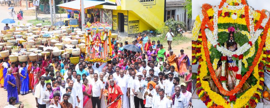 "ಸಡಗರ ಸಂಭ್ರಮದಿಂದ ಹೊಳಲು ಗ್ರಾಮದ ಗಂಗಾಮತಸ್ಥರ ಕುಲದೇವತೆಯಾದ ಕಾಳಮ್ಮ ದೇವಿ ಹಬ್ಬ"
