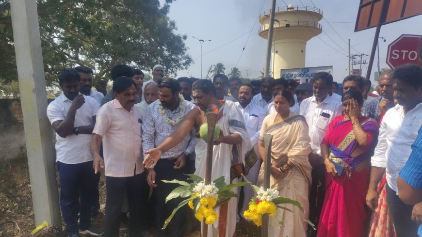 ಕೆಜಿಎಫ್: 11 ಕೋಟಿ ವೆಚ್ಚದ ರಸ್ತೆ ಅಭಿವೃದ್ಧಿ ಕಾಮಗಾರಿಗೆ ಶಾಸಕಿ ರೂಪಕಲಾ ಶಶಿಧರ್ ಚಾಲನೆ