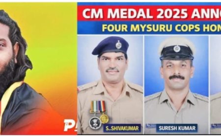 ಮುಖ್ಯಮಂತ್ರಿ ಪದಕ ಪಡೆದ ಪೋಲಿಸರಿಗೆ ತೇಜಸ್ವಿ ಅಭಿನಂದನೆ