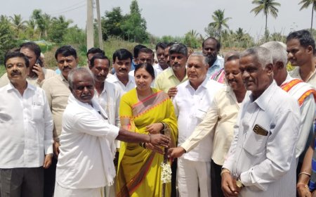 ಗ್ರಾಮೀಣ ಭಾಗದ ರಸ್ತೆ ಅಭಿವೃದ್ಧಿ ಕಾಮಗಾರಿಗಳಿಗೆ ಶಾಸಕಿ ರೂಪಕಲಾ ಶಶಿಧರ್ ಚಾಲನೆ